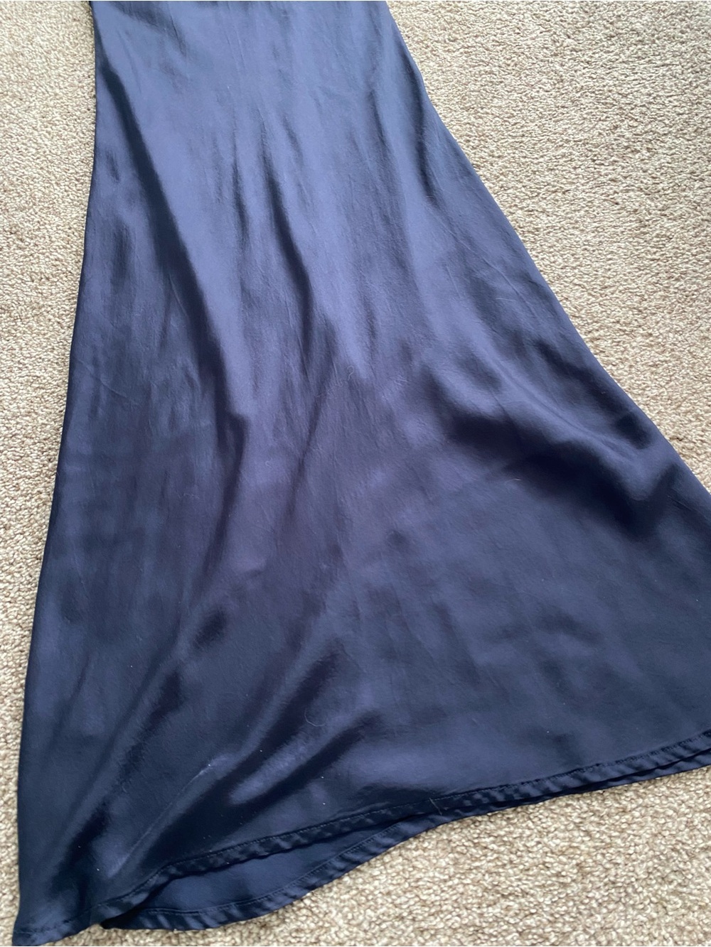 Young Fabulous & Broke Navy Halter Midi Dress - Picture 7 of 8